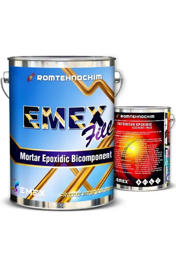 Emex Epoxy Mortar Package “Emex Fill” - Grey - 10 Kg Bag + Hardener