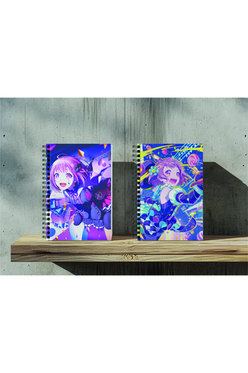 nihonwosekai 2Pcs A5 Size Unlined 50 Sheets Anime Spiral Notebook Hatsune Miku Pjsekai Colorful Project Sekai