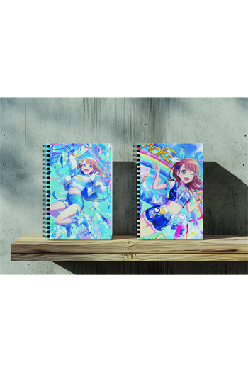nihonwosekai 2Pcs A5 Size Unlined 50 Sheets Anime Spiral Notebook Hatsune Miku Pjsekai Colorful Project Sekai