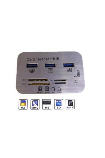 card Reader with USB 3.0/3.1 Hub – Reader + HUB