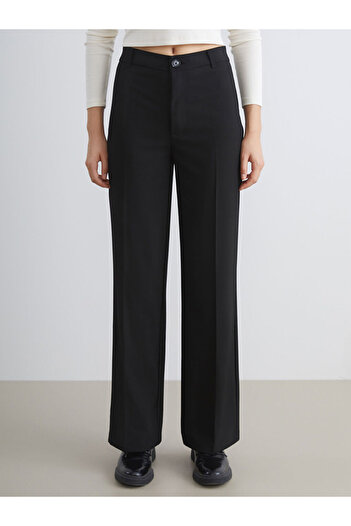 LC Waikiki Timeless Recommendations from Timeless Store |   Regular Fit Wide Leg Women's Trousers