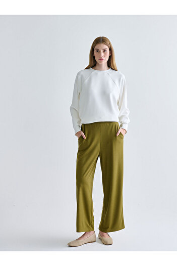 LC Waikiki Women's Trousers with Elastic Waist