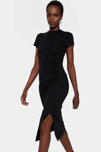 PayBuy Rochie midi de damă Bodycon Mold Detaliu cu șnur de vară Utilizare zilnică Indispensabil în vara