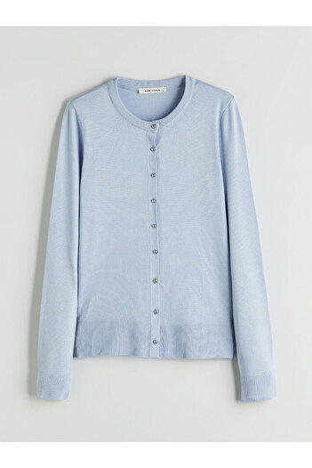 LC Waikiki Crew Neck Women's Knitwear Cardigan
