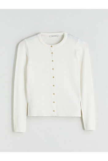 LC Waikiki Sparkling Selections from Shining Store |   Crew Neck Women's Knitwear Cardigan