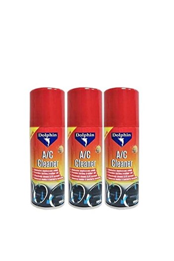 Dolphin Pack Of 3 Car AC Cleaner and Air Freshener Spray