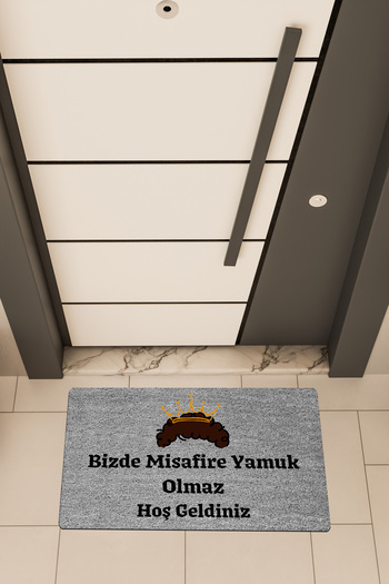 Dormot High Quality Digital Printing Gray, Prince Has No Trapezoid for the New Guest Themed Door Mat