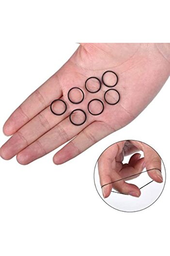 Generic 200 Pcs Black Rubber Hair Bands for Girl Women Kids Baby, Soft Elastic Bands for Pets Braids P