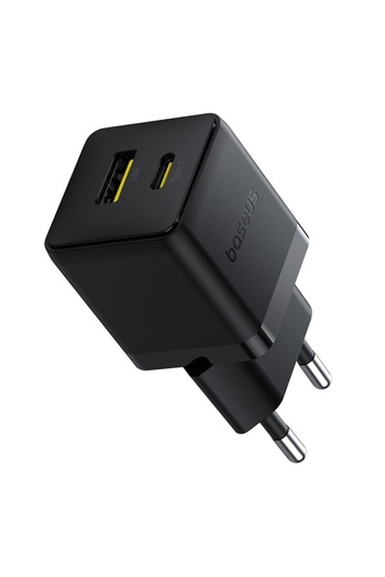 Baseus Încărcător USB UE, Tip-C, 1m, 30W - Palm (P1011160A113-00) - Negru Cluster