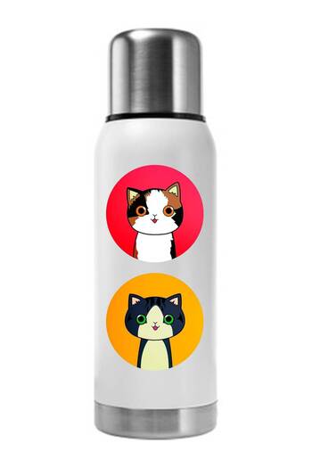 Hediyeni Al Cat & Cat Sticker Set of 9 |   Laptop Agenda Notebook Tablet Phone Notebook Sticker Bullet Journal