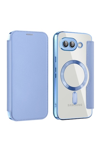 Techsuit Case for Google Pixel 9a - SmartMag Book Case - Light Blue