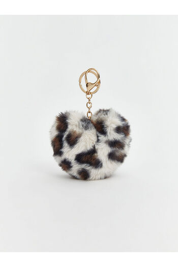 LC Waikiki Create Your Style from Uzg Store |   Heart Figured Plush Women's Bag Charm