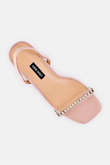 Nine West Women Eserne Leather Slingback Sandals, Pink