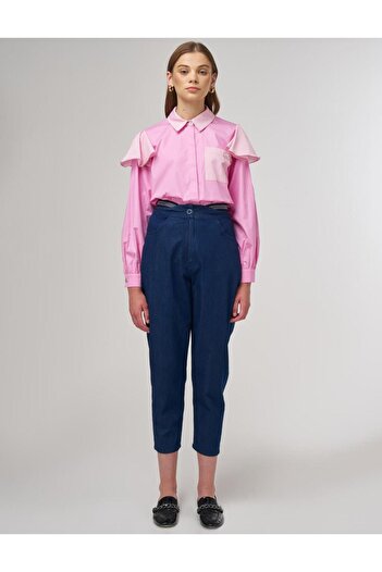 KYR Relax Fit Denim Pantolon Lacivert