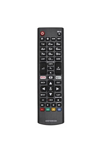 LG Universal Remote Control LG, compatible with most models, wear-resistant, 17 cm