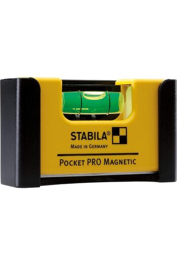 Stabila Magnetic Spirit Level, Pocket Pro, 7 CM, with Belt Clip