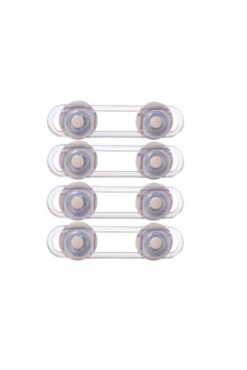 rdr Universal Safety Locks Set - 4 Pieces, Child Protection for Cabinet and Drawer Doors