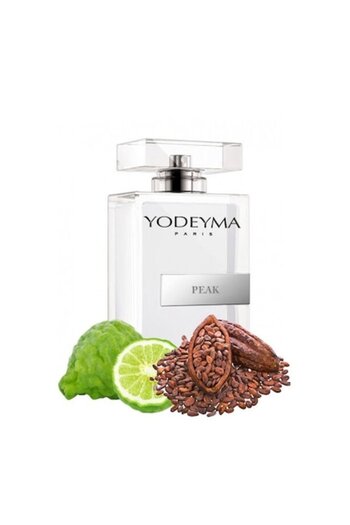 Yodeyma Peak Eau de Parfum for Men, Bergamot, Leather, and Cocoa, 100ml
