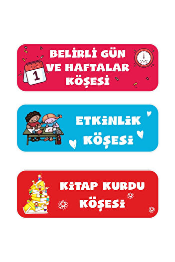 heptex Ahşap Sınıf Pano Başlıkları