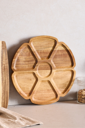 Perotti Acacia Rotating Daisy Presentation Stand 30 cm