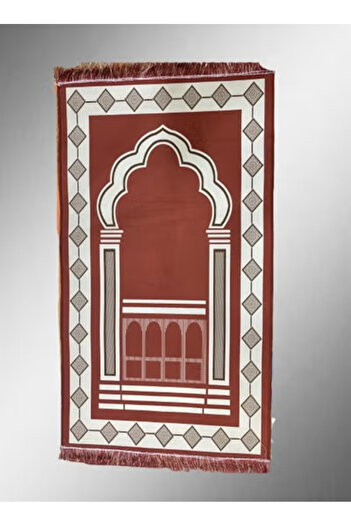Raffine Embroidered Muslims Prayer Mat For Eid And Ramadan Eid Hajj Or Umrah