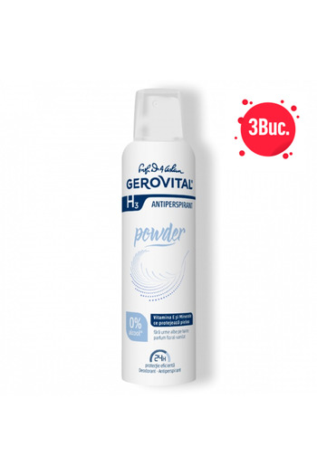 GEROVITAL X3 - H3 ANTIPERSPIRANT 150ML POWDER 37420