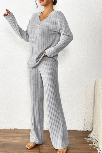 VBSVİBES Unisex Grey Report Interlock υφασμάτινο σετ αθλητικών φούτερ – Άνετο σπίτι και καθημερινά ρούχα