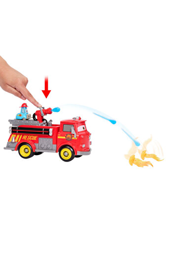 DİSNEY CARS Mattel Disney and Pixar Cars Radiator Springs Fast & Furious Firefighter Red and Guido Set Jfl54
