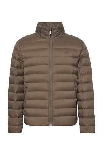 Calvin Klein Ls Nylon Lt Wt Hooded Fz Puffer