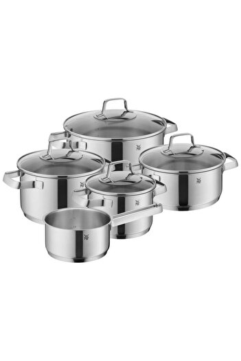 WMF Belmonte Induction Base 9 Piece Steel Cookware Set