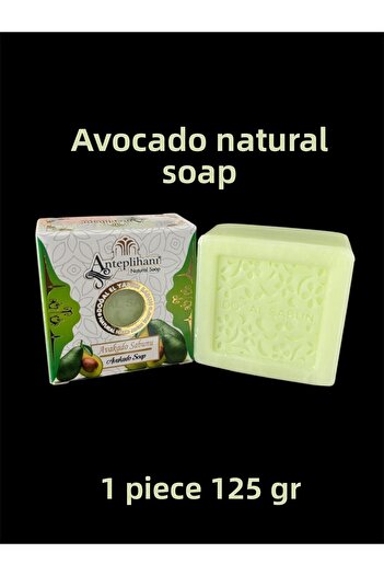 ANTEPLİHANI Avocado Soap, Avocado, Natural Handmade Natural Soap with Avocado Scent, Soap (1 Piece 125Gr)