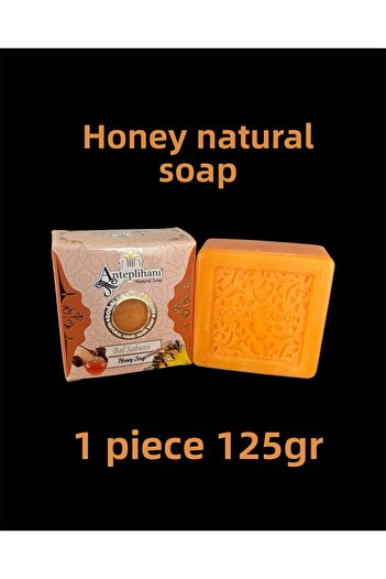 ANTEPLİHANI Honey Soap, Honey, Natural Handmade Natural Soap with Honey Scent, Soap (1 Piece 125 Gr)