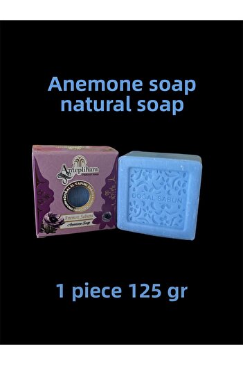 ANTEPLİHANI Anemon Soap, Mist Scented, Natural Soap, Soap, Soap, Handmade Natural Soap (1 Piece 125Gr)