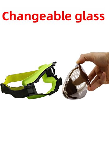 Badem10 Bellasimo Ski Goggles Can Change Glassed Antifog Snow Glasses Silver Snowboard Glasses Sport