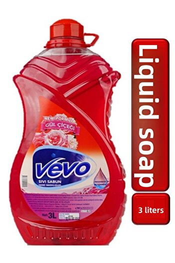 Vevo Liquid Soap Rose Flower 3 Liters
