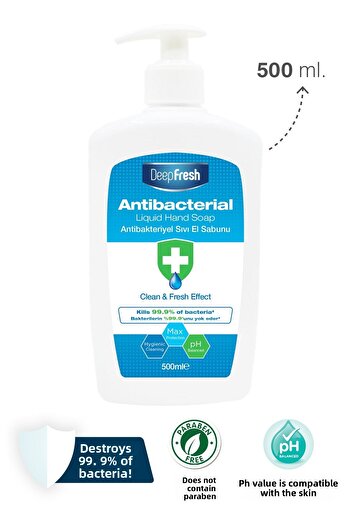 Deep Fresh Antibacterial Liquid Soap 500 ml