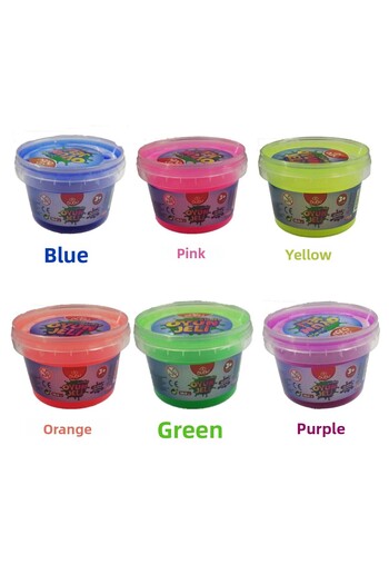 Bubu 6 Pack Slime Play Gel 160 gr