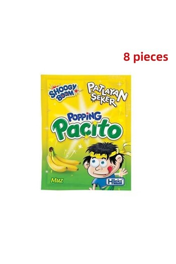 Hleks Candy Banana Popios Pat Layan - 8 Pieces