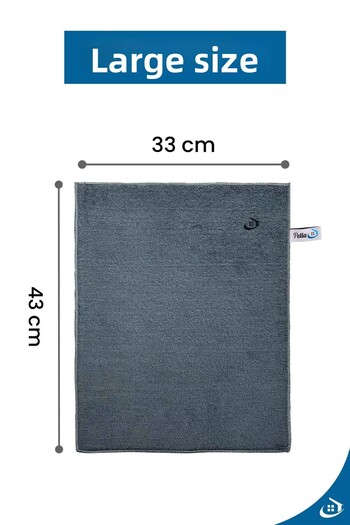 pella Dish Mat 33X44Cm Highly Water Absorbent Microfiber Cloth and Sponge Structure