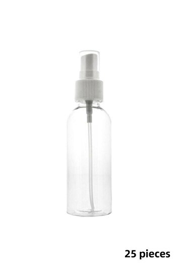 JULIANO 25 Pieces 100ml Disinfectant Perfume Bottle - Cologne Bottle with Spray, Refillable Pocket