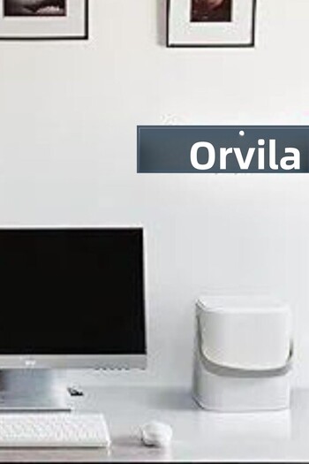 Orvila 4 Lt Capacity - Kitchen Trash Can with Handle and Inner Bucket, Countertop with Automatic Click Lid