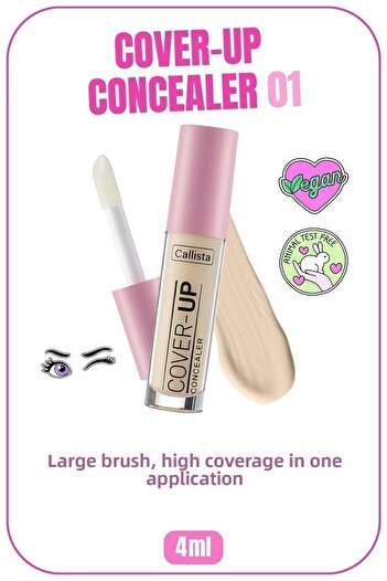Callista Cover Up Concealer Göz Altı Kapatıcısı 01 Çok Açık