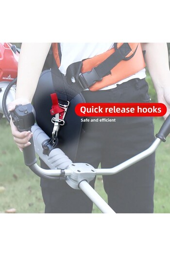 Badem10 Back Type Shoulder Support Strap Motorized Lawn Mower Scythe Carrying Strap Belt Strap Vest Apparatus