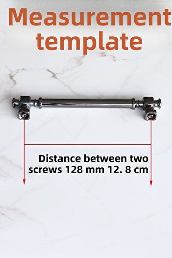 Badem10 Mâner metalic plat afumat Talas 128 mm Mobilier Bucătărie Sertar Dulap Mânere dulap Mâner