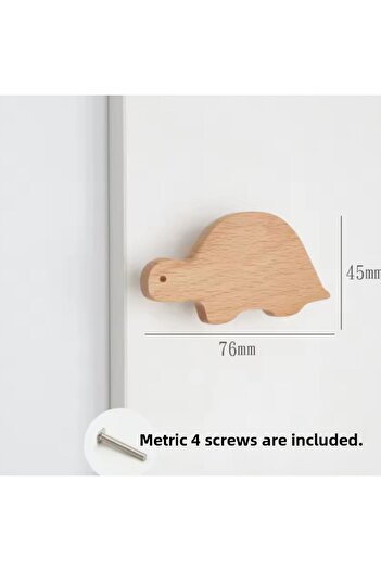 ka tasarım Children's Room Furniture Handles 2 Pieces, Drawer Handle, Animal Motif Handle 2 Pieces