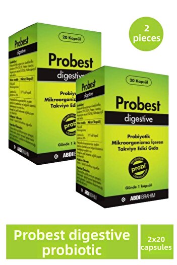 Probest Probiotic Digestive 20 Capsules 2 Pieces