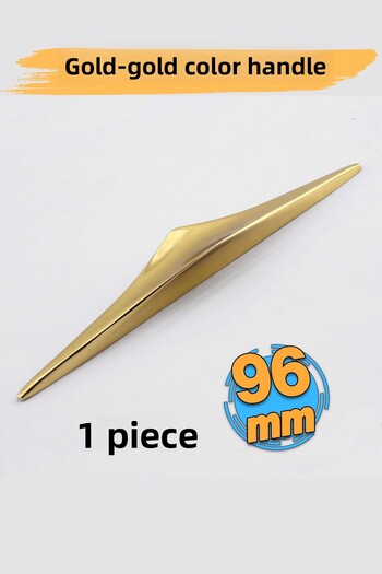 Badem10 Gold Metal Handle 96 mm - 9.6 cm Furniture Drawer Kitchen Cabinet Cupboard Handles Handle Handle