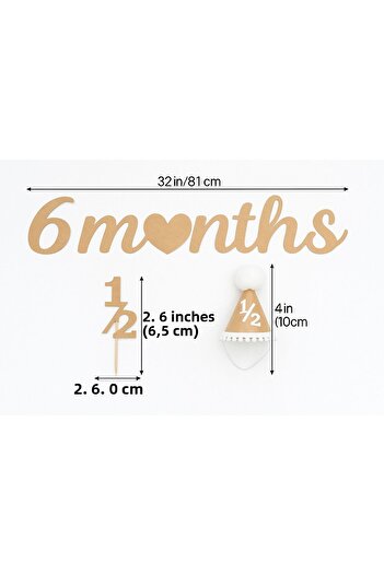 Partifabrik Kraft Retro 3 Piece Hat + Wall Graffiti + Cake Decoration Yarimyaş Party Set