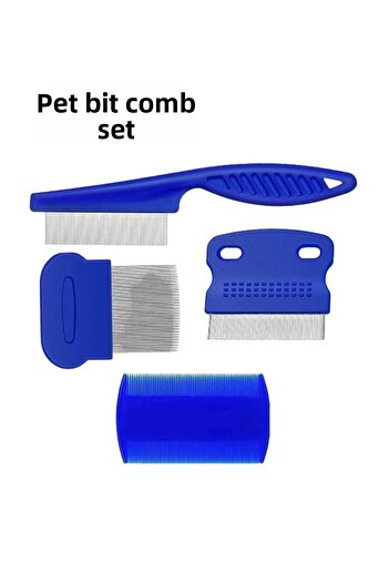 ZERO LAND Multi-Purpose Pet Comb Set Suitable for Cleaning Lice, Fleas and Feathers
