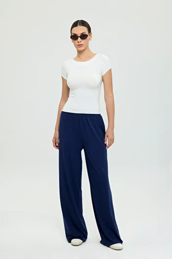SHEISMONO Ultra Soft Boat Neck Κοντομάνικη Μπλούζα Εκρού